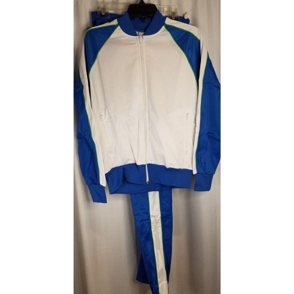 Vintage Men's Track Jogging Suit Jacket & Pants Blair Y2K Academia Size Medium